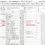 Henry Berry and Hannah Berry 1850 Orange County Census