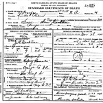 Susan A. King Crabtre's Death Certificate