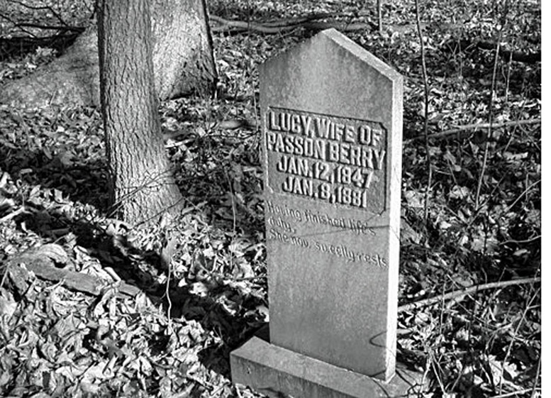 Lucy B Berry headstone